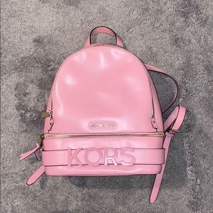 Pink Micheal Kors Backpack